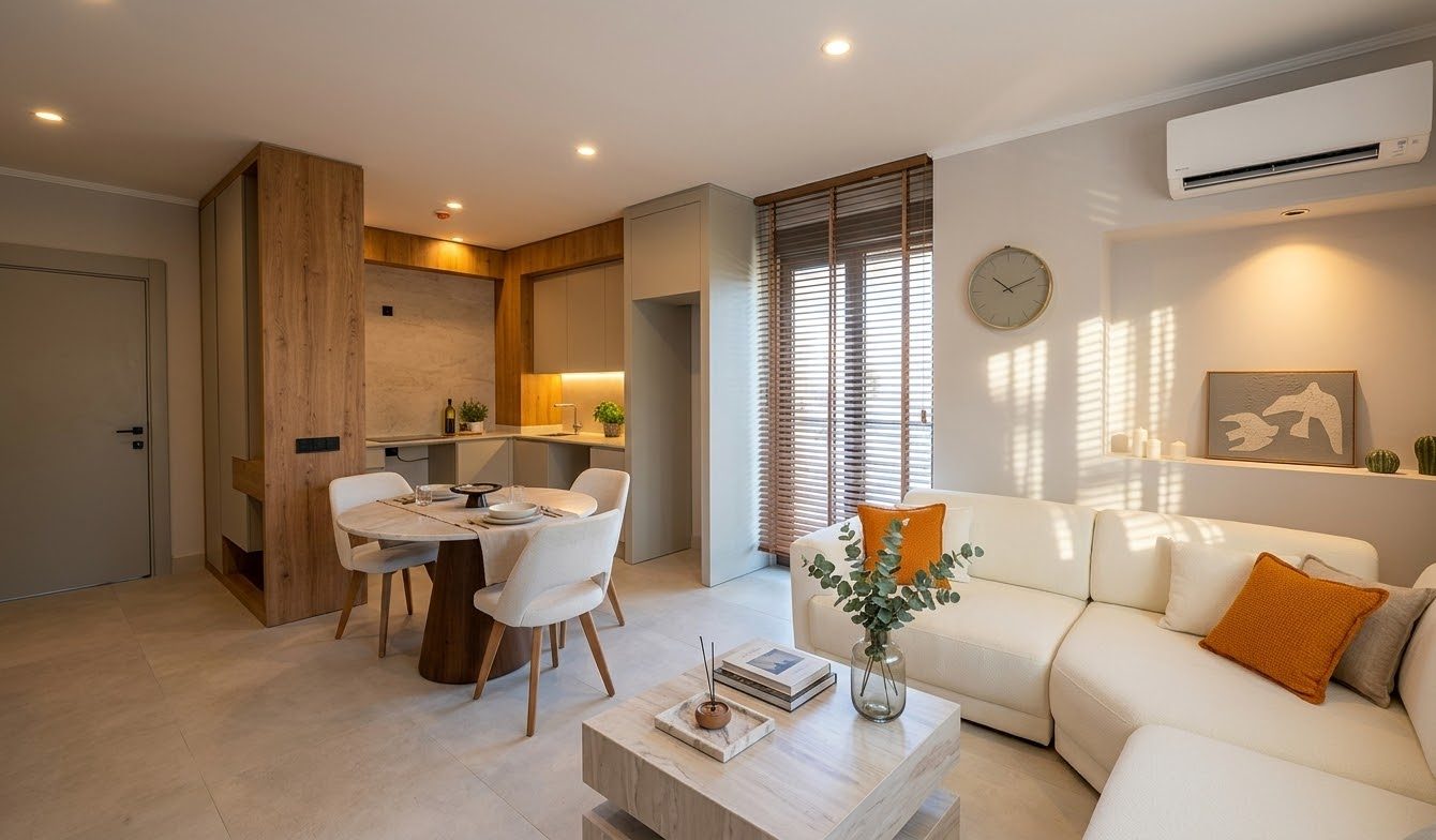 Antalya Kundu Oteller Bölgesinde Denize 1km Mesafede Huzurlu Modern Lüks Site'de Satılık Satılık Daireler