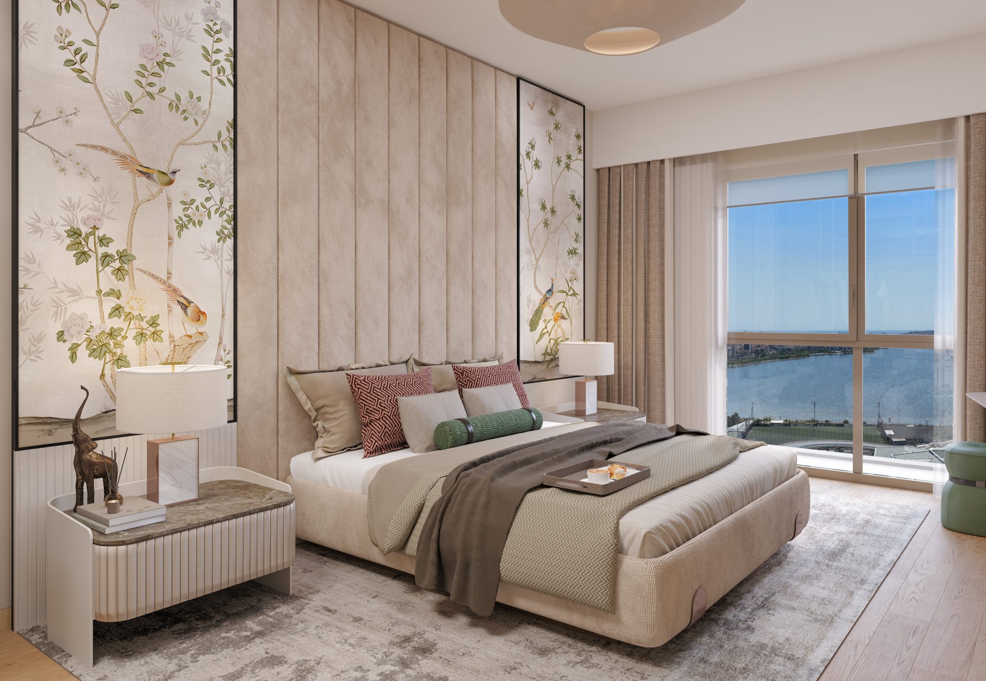1+1 / 2+1 / 3+1 / 4+1 Flats with Giant Landscape and Large Terrace and Lake View on a 92,000 m² Land