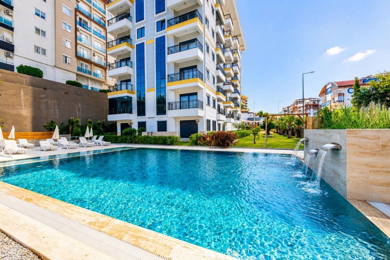 Alanya Avsallar'da, Denize Yakın Konumda, Full Eşyalı 1+1 Daire