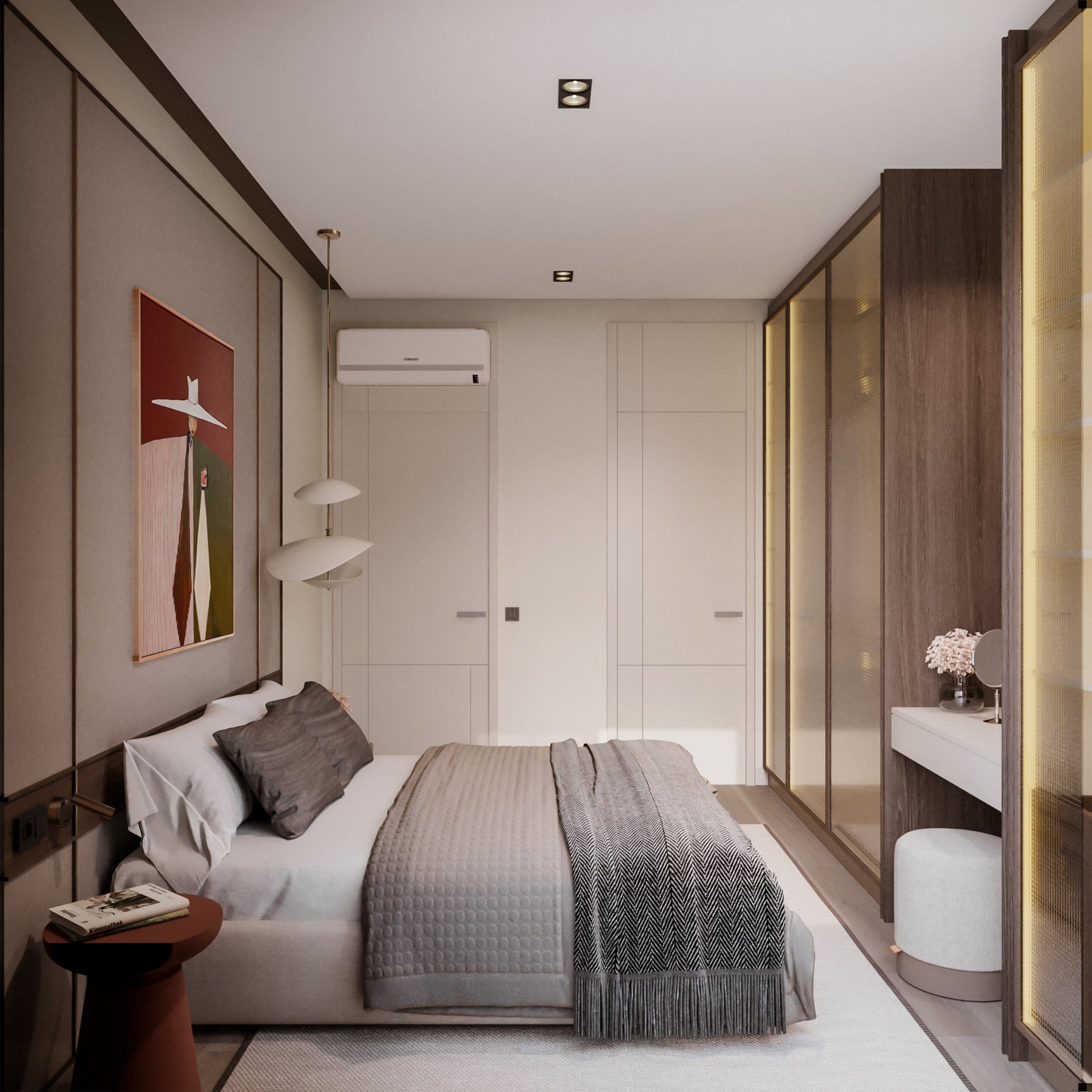 Apartments for sale in a fully featured site within walking distance to the sea in Antalya