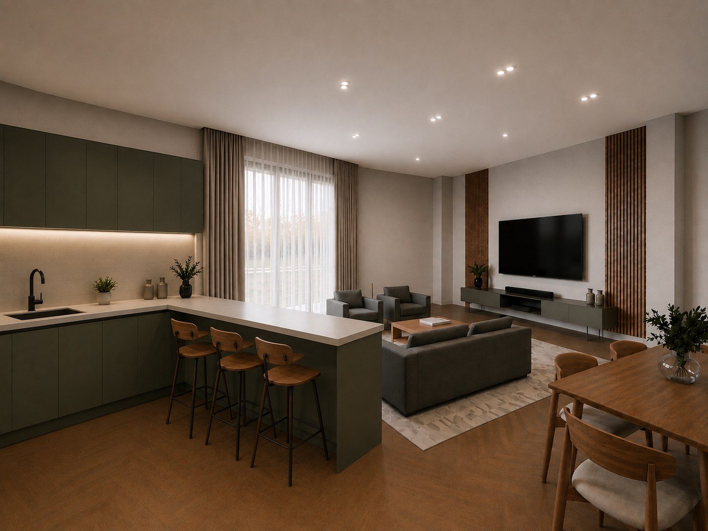 Modern Flats and Duplex Options in Antalya Muratpaşa Zerdaliği