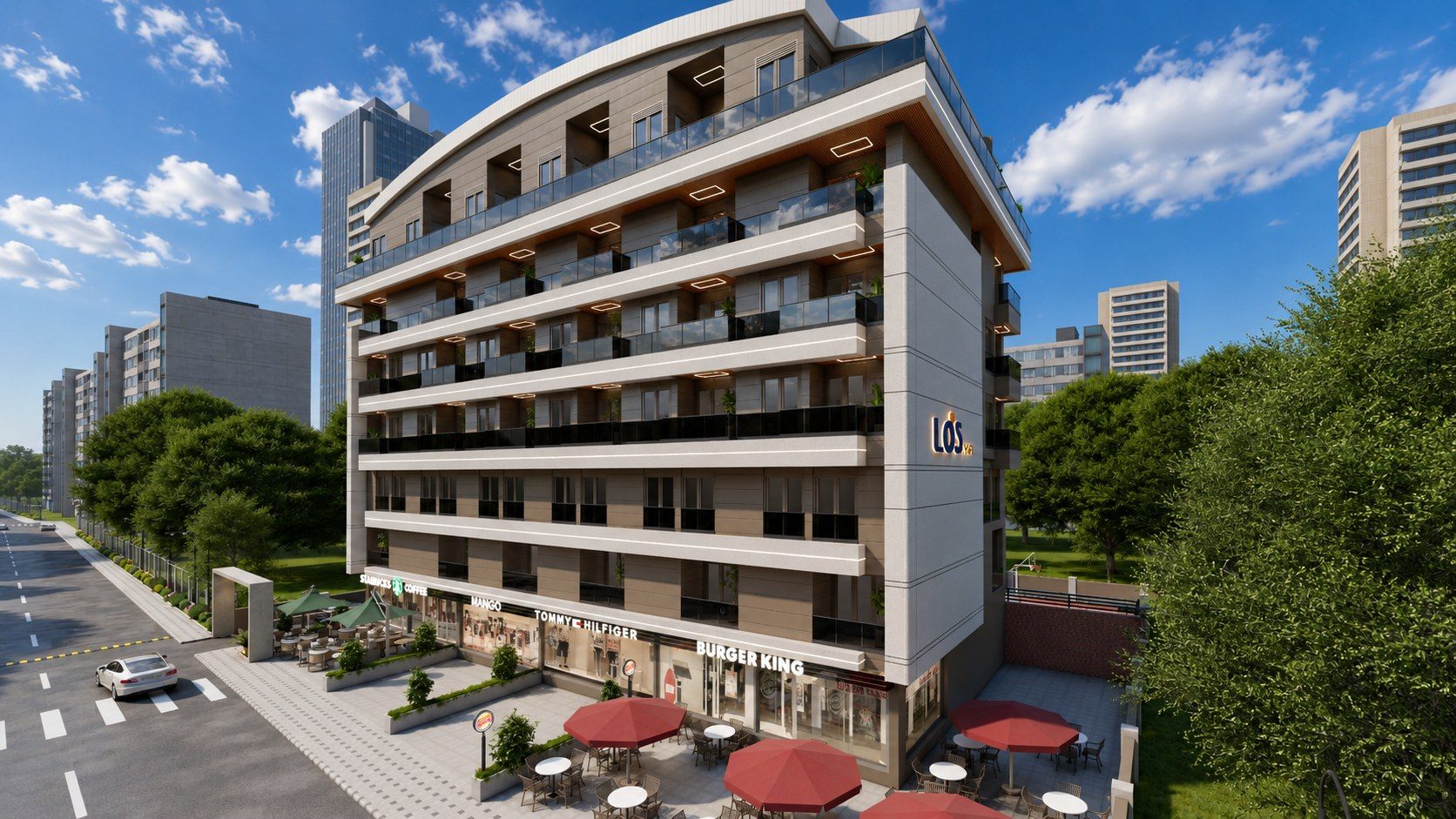 Продажа квартир 1+1 и 2+1 в люкс проекте жилого комплекса в Konyaaltı Hurma