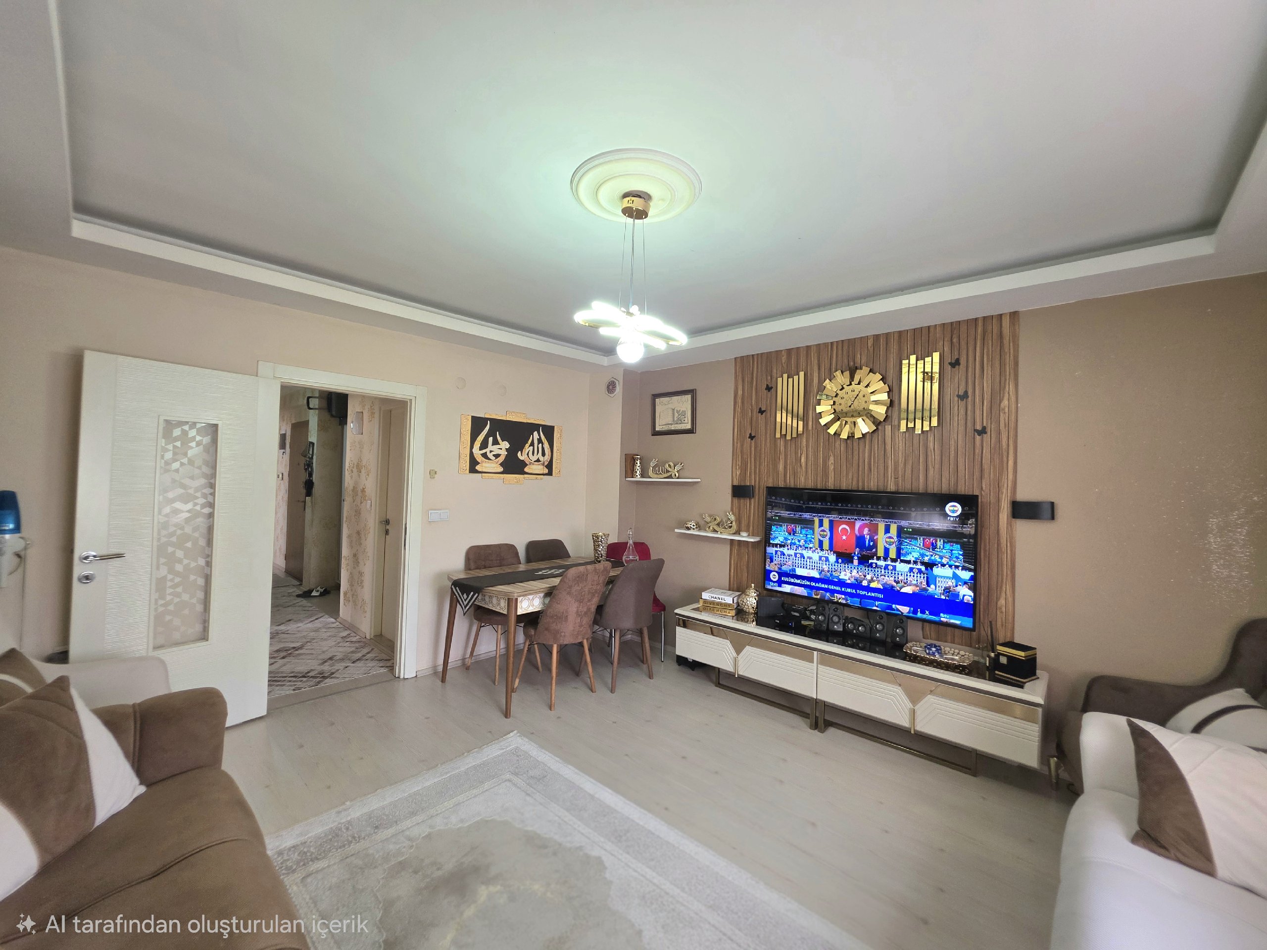 Ground floor 2+1 apartment for sale in a residential complex in Antalya Center