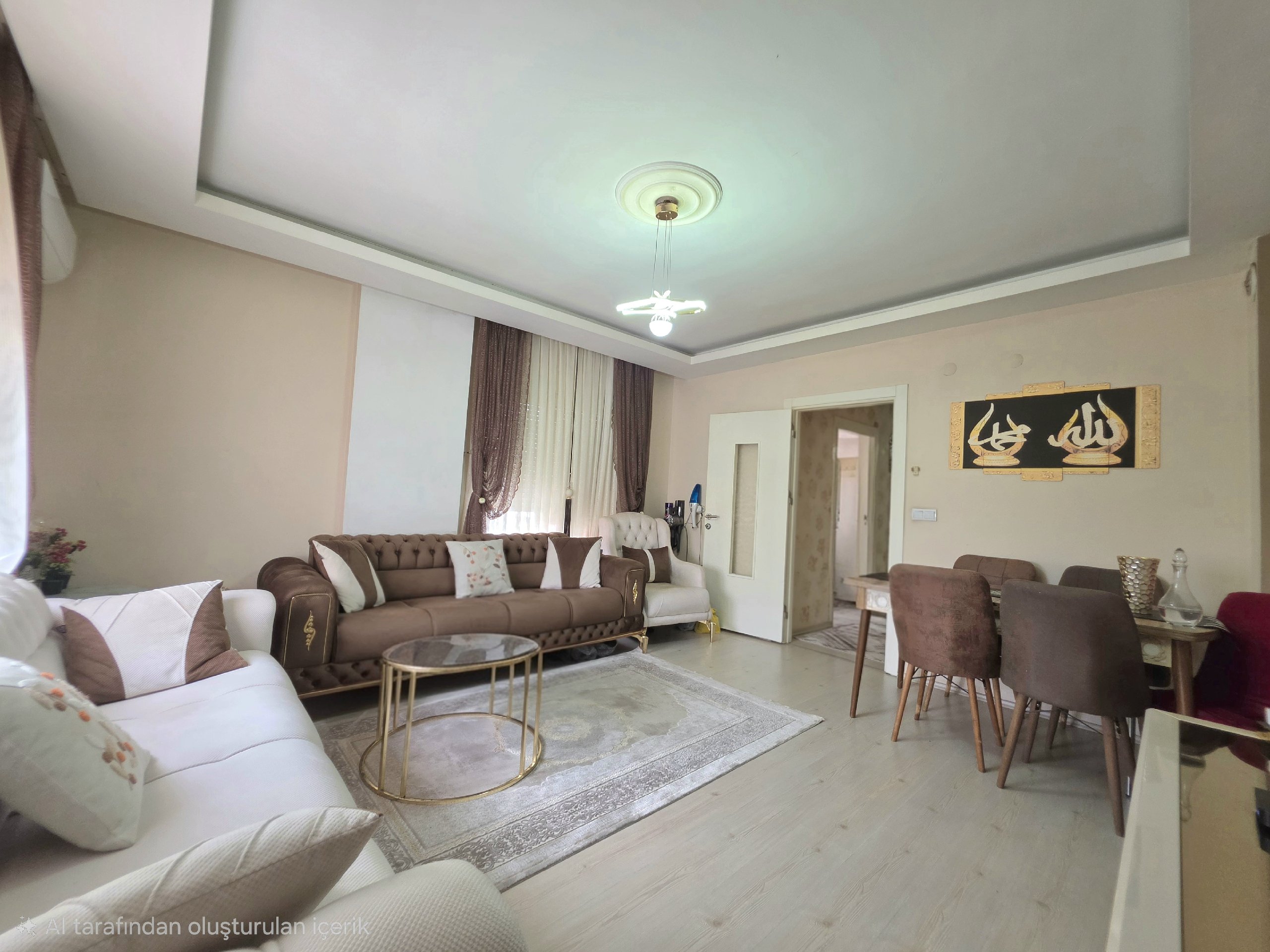 Ground floor 2+1 apartment for sale in a residential complex in Antalya Center